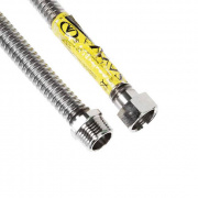 Подводка для газа гибкая сильфонная AYVAZ (Гайка/Штуцер) - 1/2" (длина 1500 мм)