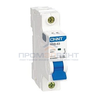 Автоматический выключатель Chint NXB-63S 1P 4А 4.5kA х-ка B (R) (автомат электрический)