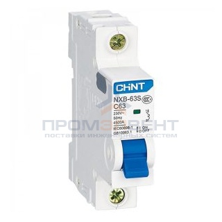 Автоматический выключатель Chint NXB-63S 1P 32А 4.5kA х-ка D (R) (автомат электрический)