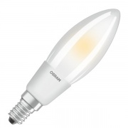 Лампа филаментная светодиодная свеча Osram LED P Retrofit CLAS B 40 DIM 4.5W/827 FR E14 Filament