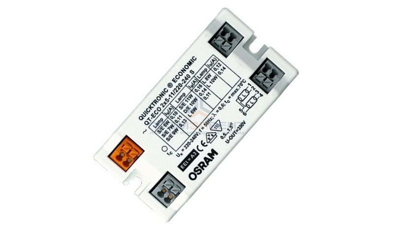 ЭПРА Osram QT-ECO 2x5-11 S для компактных люминесцентных ламп