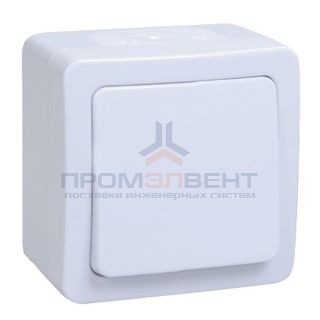 ВС20-1-0-ГПБ Выключатель 1кл о/у  IP54 (цвет клавиш: белый) ГЕРМЕС PLUS