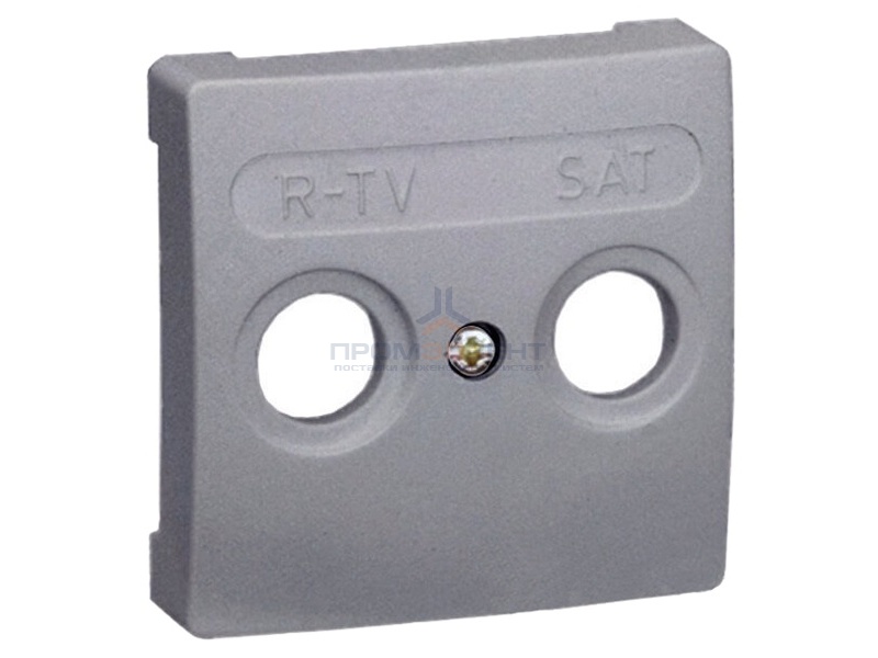 Накладка на розетки R-TV-SAT Simon 73 Loft, алюминий