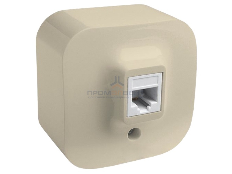 Розетка телефонная Legrand Quteo RJ11 слоновая кость [уп 20шт]