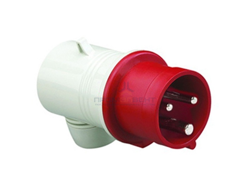 Вилка кабельная угловая DKC Quadro IP44 32А 2P+E 230В