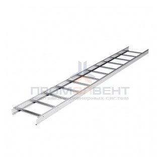 Лестничный лоток 80х600, L 3000, цинк-ламельный