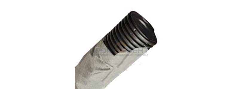 Труба жесткая двустенная для кабельной канализации (10 кПа)д125мм длина 5,95м. ,цвет черный