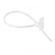 Хомут P6.6 маркировочный, белый, 2,5х210, табличка 9,1х20,4 (100шт)