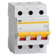 Рубильник модульный ВН-32 3Р 100А выключатель нагрузки ИЭК