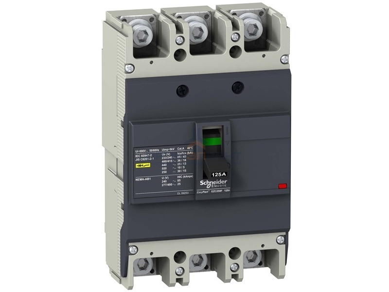 Автоматический выключатель Schneider Electric EZC250N 125A 25 кА/400В 3П3Т (автомат)
