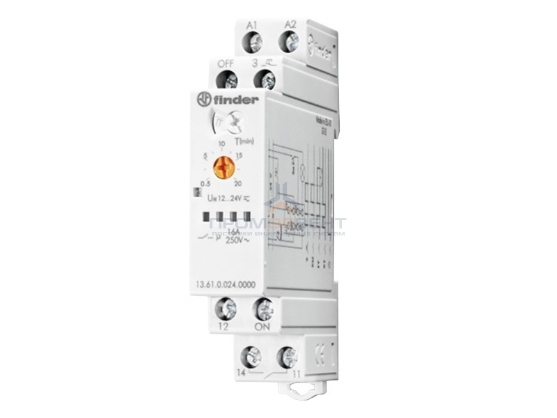 Реле многофункциональное шаговое/моностабильное со сбросом, 1NO 16A 24В АC/DC на DIN-рейку