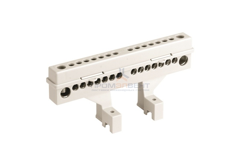 Клеммный блок DKC для шкафов на 18 модулей 160А N+PE 2х19 отвестий в комплекте с крепежом