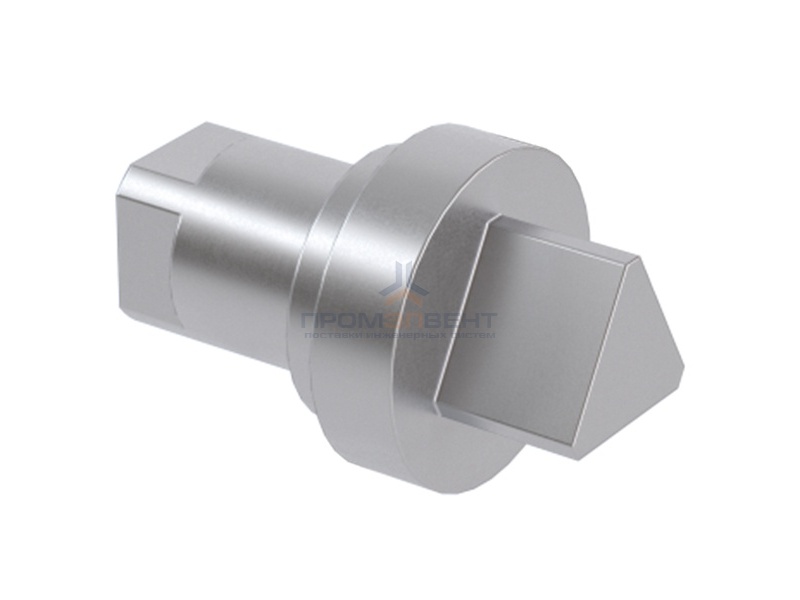 Личинка замка, для вкладыша, под ключ треугольного профиля 8мм