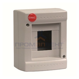 Щиток настен. без дверцы, 4 мод.,IP40, серый