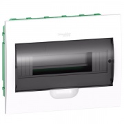 Бокс встраиваемый Schneider Electric Easy9 на 12 модулей с прозрачной дверью с клемниками N+PE