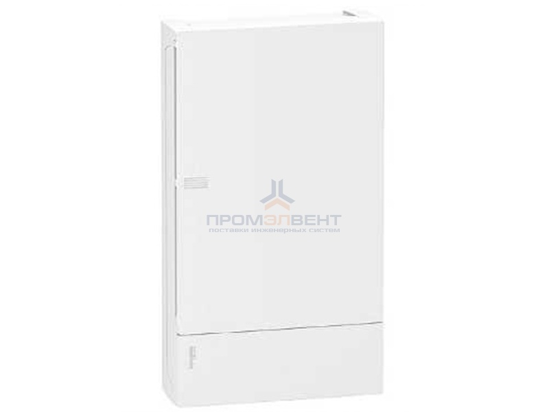 Бокс навесной Schneider Electric Mini Pragma 36 модулей с белой дверью с клемниками N+PE
