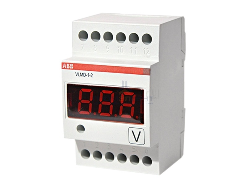 Вольтметр цифровой ABB VLMD1-2 модульный постоянного/переменного тока